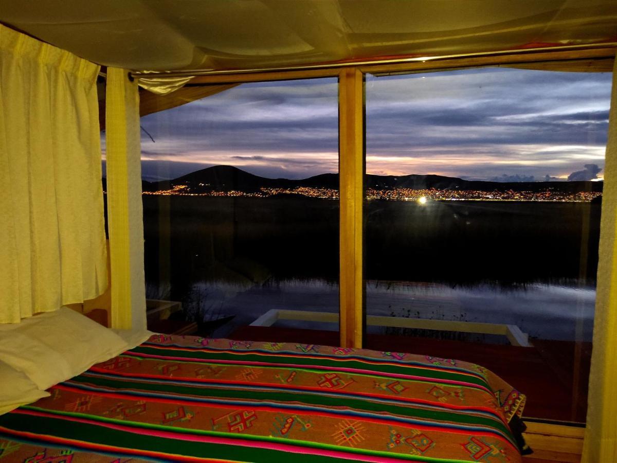Titicaca Habitacion Panoramica Vista Al Amanecer Villa Пуно Екстериор снимка