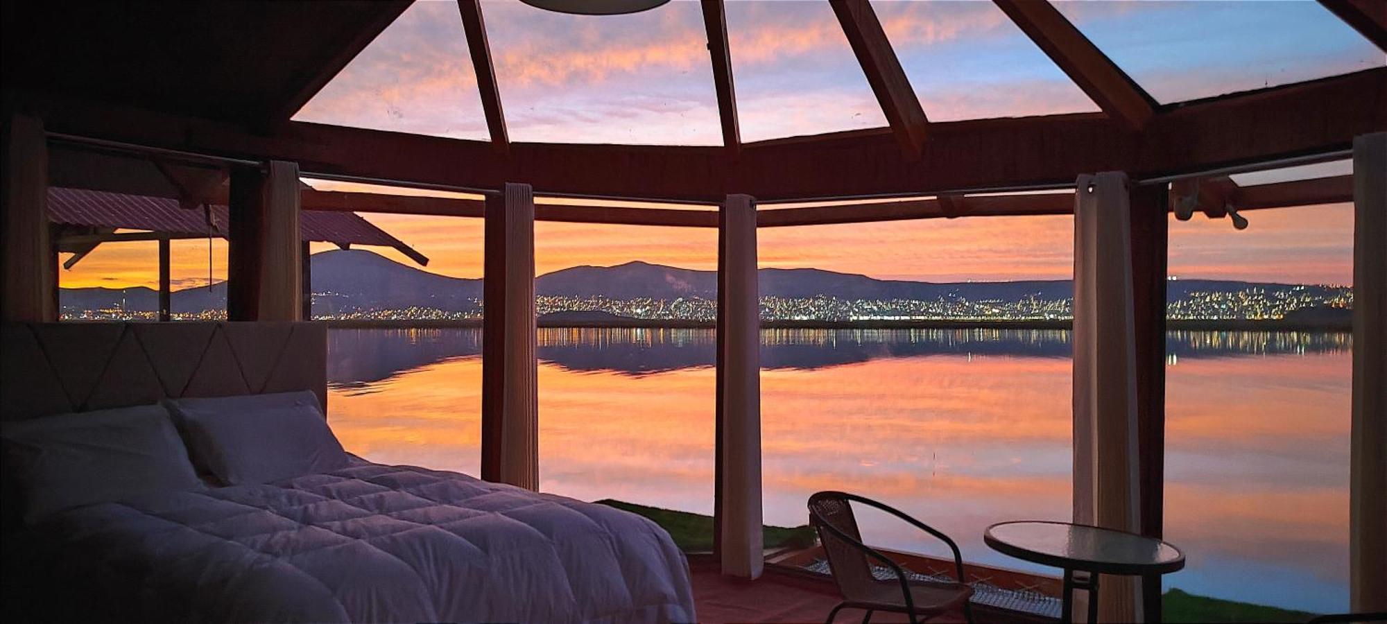 Titicaca Habitacion Panoramica Vista Al Amanecer Villa Пуно Екстериор снимка