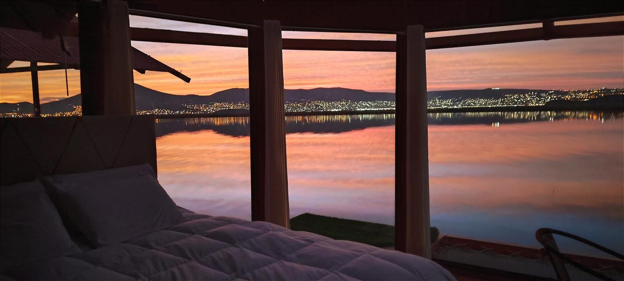 Titicaca Habitacion Panoramica Vista Al Amanecer Villa Пуно Екстериор снимка