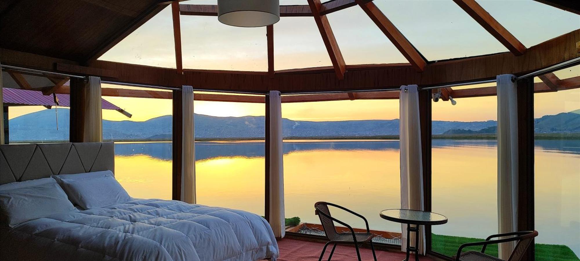 Titicaca Habitacion Panoramica Vista Al Amanecer Villa Пуно Екстериор снимка