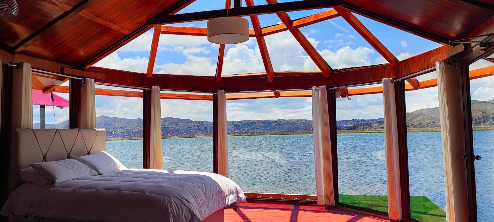 Titicaca Habitacion Panoramica Vista Al Amanecer Villa Пуно Екстериор снимка